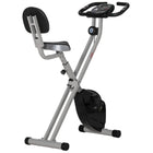 Soozier - Vélo d'exercice pliable avec 8 niveaux de résistance magnétique-Fabriqué en tube d'acier de haute qualité, avec une grande capacité de charge 