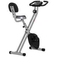 Soozier - Vélo d'exercice pliable avec 8 niveaux de résistance magnétique-Fabriqué en tube d'acier de haute qualité, avec une grande capacité de charge 