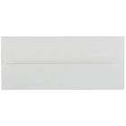 JAM Paper Enveloppes livret Strathmore papier vergé avec fermeture gommée, 4 1/8 x 9 1/2 po, blanc brillant, 1000/pqt-Blanc brillant