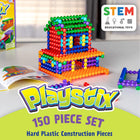 Popular Playthings - Ensemble Playstix de 150 pièces-Un jeu de construction qui grandit avec l'enfant