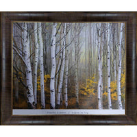 Frameworth - Charles Cramer Aspen In A Fog - impression d'art encadree - 34 po l x 28 po H-Reproduction de qualite superieure d'Aspen In A Fog par Charles Cramer sur papier de qualite