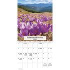 DateWorks - 2026 Calendrier Mural 16 Mois - 12 po x 12 po - Le Bouquet de la Nature - Bilingue -Scénique