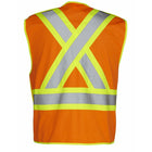 Forcefield - Gilet détachable Deluxe à 5 points, orange, grand / très grand-Polyester de couleur orange