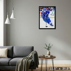 Brayden Point Tampa Bay Lightning - Toile encadree - 22" x 31"-Prêt à accrocher - livré entièrement assemblé