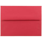 JAM Paper - Enveloppes d'invitation colorées A6 - 4 3/4 x 6 1/2 - rouge recyclé - Paquet de 100-Couleur rouge de Noël classique, parfaite pour envoyer des voeux de fin d'année pendant la période des fêtes