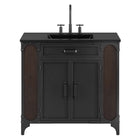 Modway - Steamforge 36" Vanette de salle de bain - Noir noir-9
