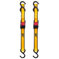 CAT - Ensemble de 2 sangles à came avec boucles souples - 12 pi x 1-1/2 po-Résistance: Résistance de travail de 1 000 lb et résistance à la rupture de 3 000 lb