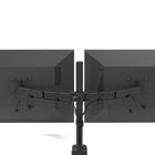 Kanto - Support de bureau pour moniteur double - Clips de gestion des câbles - Noir-Le mécanisme d'inclinaison offre un angle de +90° à -80°