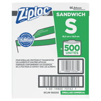Ziploc − Sacs à sandwich − paquet de 500-Sac à sandwich