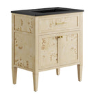 Modway - Elysian 30" Vanette de salle de bain - Burl noir-Vanité de salle de bain moderne