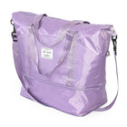 Nicci - Sac extensible Travel Weekender Duffel - Violet clair-Poche zippée à l'arrière