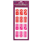 Ashley Productions - Aimants prédécoupés Ashley Math, dominos-Supports pédagogiques simples et rapides pour tableaux magnétiques et tableaux blancs magnétiques