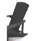 Backyard Lifestyles - Chaise Adirondack - Noir-Résistant aux taches et facile à nettoyer.