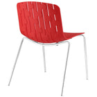 Modway - Trace Restauration Fauteuil d’appoint - Rouge-Capsules de pied non marquées
