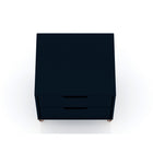 Manhattan Comfort - Rockefeller Table de Nuit 2 Tiroirs 20,08" Style Mid-Century Modern - Tatiana Bleu Minuit - Lot de 2-10
