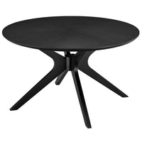 Modway - Crossroads Manche Bois Table basse - Noir-Table basse moderne du milieu du siècle