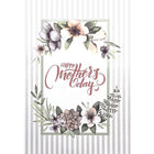 Mill Brook Studio - Cartes De Souhaits Fête des Mères / Enveloppes - 5-3/8 po x 7-3/4 po - Fleurs brunes - Paquet de 18-Cartes de souhaits qualité boutique