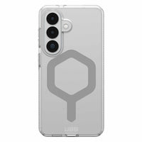 UAG - Étui Plyo transparent avec aimants pour Samsung Galaxy S26, Ice/Silver-Coque blindée et noyau souple résistant aux chocs