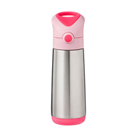 b.box - Bouteille Isotherme - 500ml - Fizz Flamant-Isolation triple couche garde les boissons froides jusqu’à 8h ou chaudes jusqu’à 6h