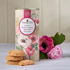 Grandma Wild's - Tube botanique floral de biscuits pur beurre façon gâteau Bakewell aux cerises - 150 g-Préparés avec 7 % de cerises confites