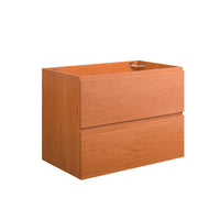 Modway - Scenic Fixation murale de 30" Armoire de toilette de salle de bain (lavabo non inclus) - Noyer cerisier-Armoire à coiffeuse de salle de bain
