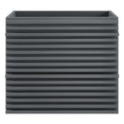 Modway - Render Support mural de 24" Armoire de toilette de salle de bain (lavabo non inclus) - Gris-Vanité moderne du milieu du siècle
