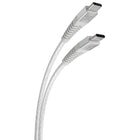 Scosche - Câble USB-C à USB-C de service rigoureux - 1,2 m (4 pi) - blanc-Compatible avec la technologie USB-C Power Delivery pour une recharge rapide et un transfert de données rapide