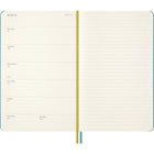 Moleskine - 2025-2026 Peanuts Charlie & Lucy Edition Limitée 18 mois couverture rigide agenda semainier - 5 po x 8.25 po - bleu récif-Couverture Rigide Avec L'Année Imprimée Sur Le Devant