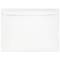 JAM Paper Enveloppes format livret, 9 x 12 po, blanc, 50/paquet-Enveloppes de format livret
