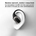 MyBat - Écouteurs Bluetooth Design Lab OpenEar noir et imprimé léopard élégants et confortables pour les modes de vie actifs-7