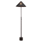 Zuo - Lampe sur pied Cardo - Bronze-Ampoule de forme G80, culot E26, max. 6 W x 1 (non incluse)