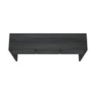 Manhattan Comfort - Console moderne Linda à 3 tiroirs - gris charbon-Garantie limitée du fabricant de 30 jours