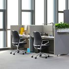 Nexten Pro - Chaise de bureau - Dossier haut - Grise-Dossier de hauteur standard pour un bon maintien