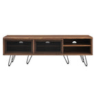 Modway - Nomad 59 po Meuble TV, Noyer-Capacité de poids : 200 lb.