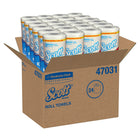 Scott - Essuie-mains Choose-a-sheet, Paquet de 24-Ces essuie-tout en papier comportent des arêtes speciales pour absorber rapidement les degâts, et ne laisser derriere soit qu'une surface propre et seche.