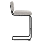 Modway - Parity Boucle Tabourets de comptoir - Taupe noir - Ensemble de 2-Assemblée requise