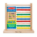 Melissa & Doug - Abacus-Cadre de comptage traditionnel avec des perles en bois colorées et éclatantes