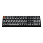 Keychron - K10 Max Interrupteur interchangeable RGB rétroéclairé - Interrupteur banane - Noir-Connectivité trois modes (2,4 GHz, Bluetooth et filaire) pour une utilisation polyvalente sur plusieurs appareils