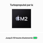Apple - Portatif MacBook Air 15,3 po, M2, SSD 256 Go, Mémoire unifiée 8 Go, Comète, Francais-Jusqu’à 24 Go de mémoire unifiée assurant vitesse et fluidité dans tout ce que vous faites