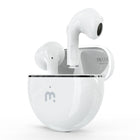 MyBat - Écouteurs sans fil Pro Orbit True étanches avec étui de chargement, blanc-Conscience situationnelle améliorée Restez conscient de votre environnement tout en profitant de votre musique ou de vos appels préférés