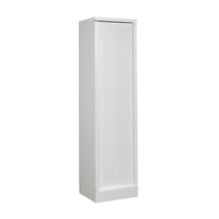 Sauder - Meuble de rangement Merton Hall - Blanc-Rangement multi-pièces:  Cette armoire fonctionnelle peut répondre à vos besoins de rangement dans diverses pièces – salon, cuisine, bureau ou buanderie