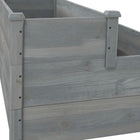 Outsunny - jardinière surélevée à 3 niveaux 49 po x 49 po x 22 po pour jardin-Différents niveaux de hauteur du jardin d'herbes peuvent accueillir des plantes à racines profondes ou des plantes ordinaires 
