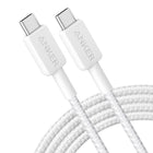 Anker - Câble USB-C vers USB-C 6 pieds - Blanc-Conception Premium : Fabriqué avec des matériaux de haute qualité, ce câble est conçu pour durer. Testé en interne, il peut résister à une traction allant jusqu’à 80 kg sans compromettre son intégrité. Sa durée de vie peut atteindre jusqu’à 12 000 flexions.