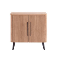 Manhattan Comfort - Jodie 31,1 po Buffet d’Appoint Style Mid-Century Modern - Érable-Buffet d’appoint style milieu du siècle parfait pour le bureau à domicile, la chambre d’enfant, le salon et la chambre