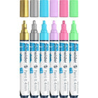 Schneider - Marqueurs de peinture Paint-It 320 - Or/Argent - Paquet de 6-Avec ce marqueur de peinture, donnez vie à vos dessins et illustrations