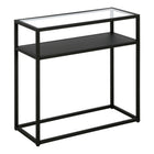 Hudson&Canal - Table d'appoint rectangulaire Ada 24 po de largeur - Bronze noirci-Un design industriel pour votre salon, votre chambre et plus encore