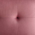 Modway - Privy Acier inoxydable doré Performance Velvet Chaise à manger - Rose Poussiéreuse d’Or-Capacité de poids de la chaise : 331 lb.