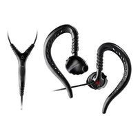 Yurbuds – Écouteurs bourgeons boucles derrière l'oreille Focus Pro avec micro imperméable, noir-Les Yurbuds sont dotés de la technologie TwistLock qui assure un ajustement sécuritaire et confortable qui ne tombe jamais, même dans les conditions d'entraînement les plus intenses