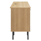 Modway - Chaucer Bureau - Chêne-Construction durable en panneaux de particules