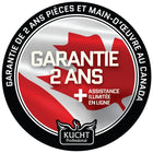 Kucht - 30 po Série KNG Cuisinière Pro Style au gaz propane - Acier inoxydable/Gris ciment-Convertible au propane liquide